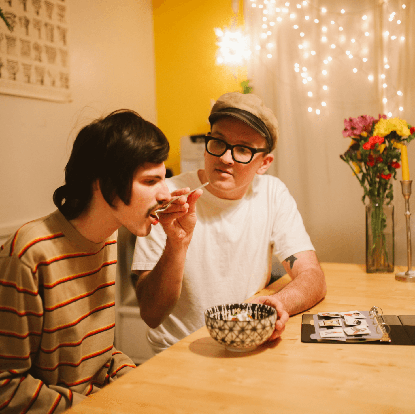 Support worker helping NDIS participant